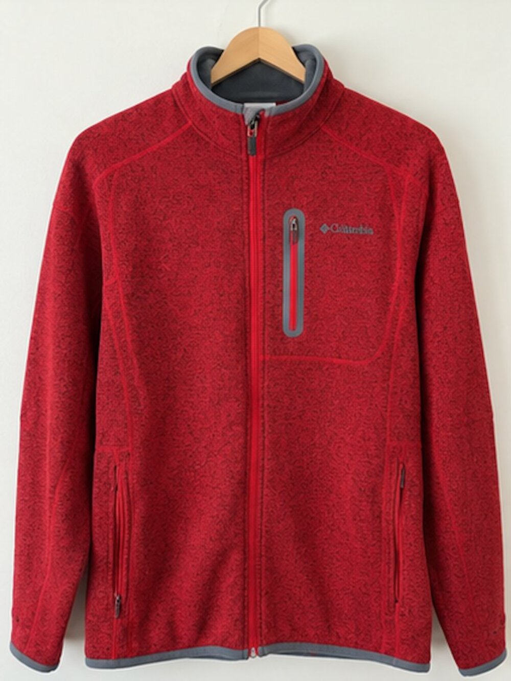 Columbia Altitude Aspect Omni-Shield Full Zip Fleece Men’s XXL Red